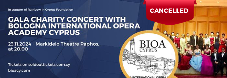 GALA CHARITY CONCERT BY BOLOGNA INTERNATIONAL OPERA ACADEMY CYPRUS