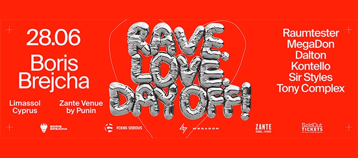 BORIS BREJCHA | Rave. Love. Day Off!